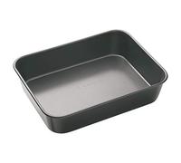 MasterClass KCMCHB2 Deep Roasting Tin, 34 x 26cm Roaster with PFOA Non Stick, Robust 1mm Carbon Steel , Grey