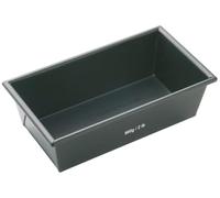 MasterClass KCMCHB20 2 lb Loaf Tin with PFOA Non Stick, Robust 1 mm Carbon Steel, 21 x 11 cm Bread Pan, Grey