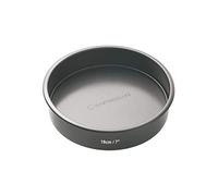 MasterClass KCMCHB22 18cm Loose Based Sandwich Tin with PFOA Non Stick, Robust 1mm Thick Carbon Steel, 7 Inch Round Cake Pan, Grey