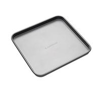 MasterClass KCMCHB70 Square Baking Tray with PFOA Non Stick, Robust 1 mm Carbon Steel, 26 x 26 cm, Grey