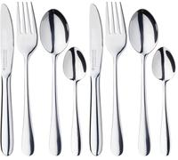 MasterClass Kids' Cutlery Set, Stainless Steel, 4-Piece, Silver (Pack of 2)