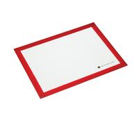 MasterClass Large 40 x 30 cm Flexible Non-Stick Silicone Baking Mat - Red - Silicone - Baking Sheet