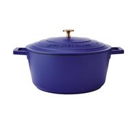 Masterclass Large Cast Aluminium Casserole Dish, 5L Non-Stick, Electric Blue, Lightweight, Gift Boxed, 28Cm