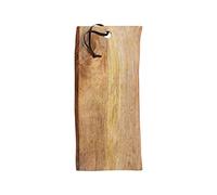 MasterClass Large Rustic Mango Wood Chopping / Serving Board, 23 x 50 cm (9" x 19.5"), Brown