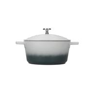 MasterClass Cast Aluminium Casserole Dish Grey Ombre 20cm 2.5L Lightweight with Lid Gift Boxed