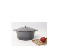 Masterclass Lightweight Cast Aluminium 5 Litre Casserole Dish Grey