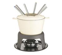 MasterClass Master Class Cast Iron Enamelled Beige Fondue Set