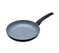 MasterClass MCFPCER26 Eco Induction Frying Pan with Healthier Ceramic Chemical Non Stick, Aluminium / Iron, Black / Blue, 26 cm
