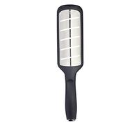 MasterClass MCWBMEDIUM West Blade Handheld Stainless Steel Cheese Grater with Handle, 29 x 6.5 cm (11.5" x 2.5") - Medium Holes, Black