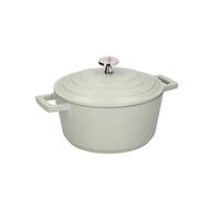MasterClass Medium Casserole Dish with Lid, Lightweight Cast Aluminium, Induction Hob and Oven Safe, Mint, 4 Litre/24 cm
