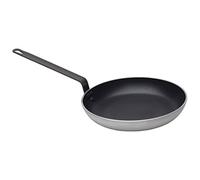 MasterClass MFRY28 KitchenCraft Professional Heavy Duty Non Stick Frying Pan, Aluminium, 28 cm , Black/Silver