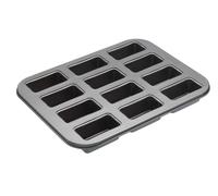 MasterClass Mini Loaf Tin with Loose Bases and PTFE, PFOA and BPA Free Non St...