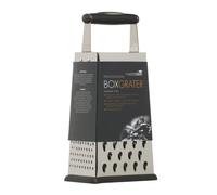 MasterClass Non-Slip Stainless Steel Box Grater with Handle, 24.5 cm (9.5"), Silver