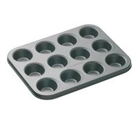 MasterClass Non-Stick 12 Hole Mini Tart Pan - Grey - Steel - Baking Tray