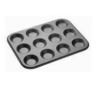 MasterClass Non-Stick 12 Hole Shallow Baking Pan 32 x 24cm