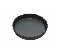 MasterClass Non-Stick 20cm Fluted Loose Base Round Quiche Tin