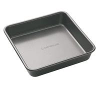 MasterClass Square Baking Tin/Small Roasting Pan with PFOA Non Stick, Heavy Duty Carbon Steel, 23 x 23 cm