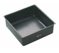 MasterClass 25 cm Deep Cake Tin with PFOA Non Stick and Loose Bottom, 1 mm Carbon Steel, 10 Inch Square Pan