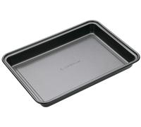 MasterClass Non-Stick 27cm x 20cm x 3cm Brownie Pan in Grey | Size: 27 cm x 20 cm x 3 cm Masterclass Grey 27 cm x 20 cm x 3 cm