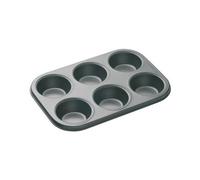 Masterclass Non-Stick 6 Hole Deep Baking Pan