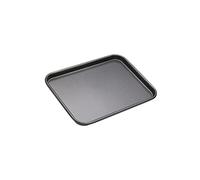 MasterClass Baking Tray with PTFE, PFOA and BPA Free Non Stick, Robust 1mm Thick Carbon Steel for Baking and Roasting, Carbon Steel, 24 x 18cm, Grey