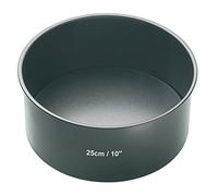 MasterClass Non-Stick Deep Round Cake Tin with Loose Base, 25cm | PFAS-Free Non-Stick, Carbon Steel, Loose Base for Easy Release, 25cm Diameter, Perfect for Celebration Cakes, Dishwasher Safe