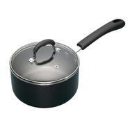 MasterClass Non-Stick Heavy Duty 18cm Saucepan - Black - Aluminium - Saucepan