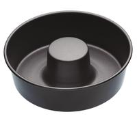 MasterClass Non-Stick Ring Cake Tin, Round Carbon Steel Savarin Cake Pan, 20cm in Black Masterclass Black