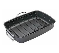 MasterClass Non-Stick Large Roasting Tin with Rack, 40 x 28 cm (15.5" x 11")
