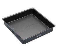 MasterClass Square Sandwich Tray, Cake Tin with PTFE, PFOA and BPA Free Non Stick, Robust 1mm Thick Carbon Steel, Square, 20cm , Grey