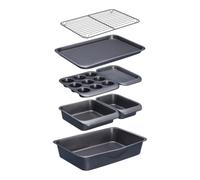 Masterclass Non-Stick Stacking Bakeware Set Roasting Set 7 Pieces