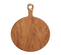 MasterClass Oak Paddle Board 40.5cm Round Serving Chopping Board
