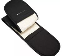 MasterClass Oven Gloves, Heat Resistant, Duble-Sided, Heavy-Duty Cotton, Black
