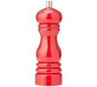 MasterClass Pepper Mill or Salt Grinder with Interchangeable Cap, Plastic, Red, 17 cm