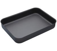 MasterClass Professional Non-Stick, Hard Anodised Roasting Pan, 42x31x6.5cm, Labelled in Black | Size: 42x31x6.5 cm Masterclass Black 42x31x6.5 cm