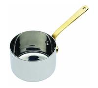 MasterClass MCCMSAUSS Professional Stainless Steel Mini Saucepan / Sauce Serving Pot, 6.5 cm (2.5"), Silver
