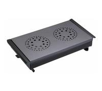 MasterClass Professional Food Warmer and Plate Warmer with 2 Tealights, Black/Grey