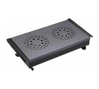 MasterClass Professional Food Warmer and Plate Warmer with 2 Tealights, Black/Grey