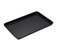 MasterClass Large Baking Tray, Scratch Resistant Vitreous Enamel And Induction Safe, 1 mm Thick Steel, 39 x 27 cm, Black