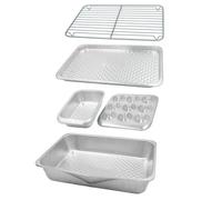 Masterclass Recycled Aluminium 5Pc Stacking Baking Set