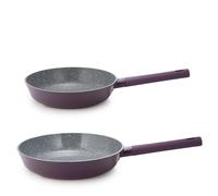 MasterClass Recycled Cast Aluminium Frying Pan Set POWDER BLUE
