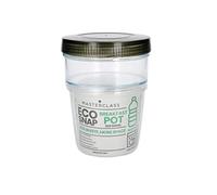 MasterClass Recycled Eco Snap Breakfast Pot, 500 ml, Card Insert, Clear
