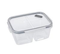 MasterClass Recycled Eco Snap Divided Food Storage Container, 8 ml, Card Insert