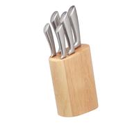 MasterClass Sabre 5 Piece Knife Set With Wooden Block