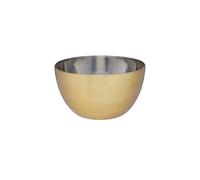 MasterClass Stainless Steel Brass Finish 21cm Mixing Bowl