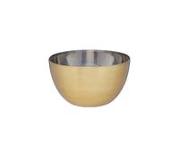 MasterClass Stainless Steel Brass Finish 24cm Mixing Bowl