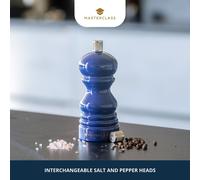 MasterClass Salt or Pepper Mill, 12cm, Blue Masterclass Blue