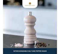 MasterClass Salt or Pepper Mill, 12cm, Latte in Cream Masterclass Cream