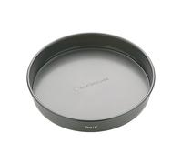 MasterClass Sandwich Tin, 23cm with PTFE, PFOA and BPA Free Non Stick, Robust 1mm Thick Carbon Steel, Round Cake Pan, With Loose Base, 9 Inch, Black
