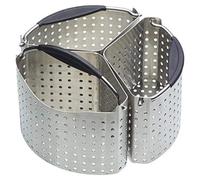 MasterClass Saucepan Divider Baskets Stainless Steel Set Of 3 20cm 8 Inch Silver